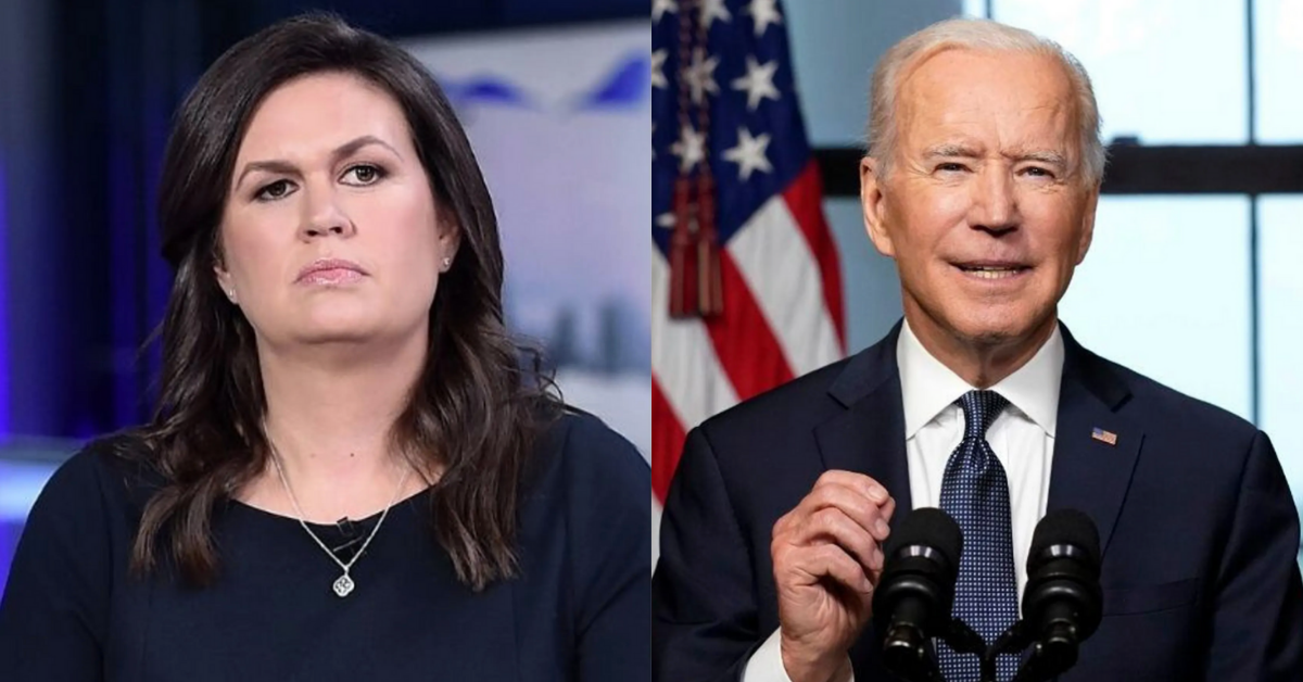 Sarah Sanders Fact-Checked Hard After Claiming Biden Has Created 'One Disaster After Another'