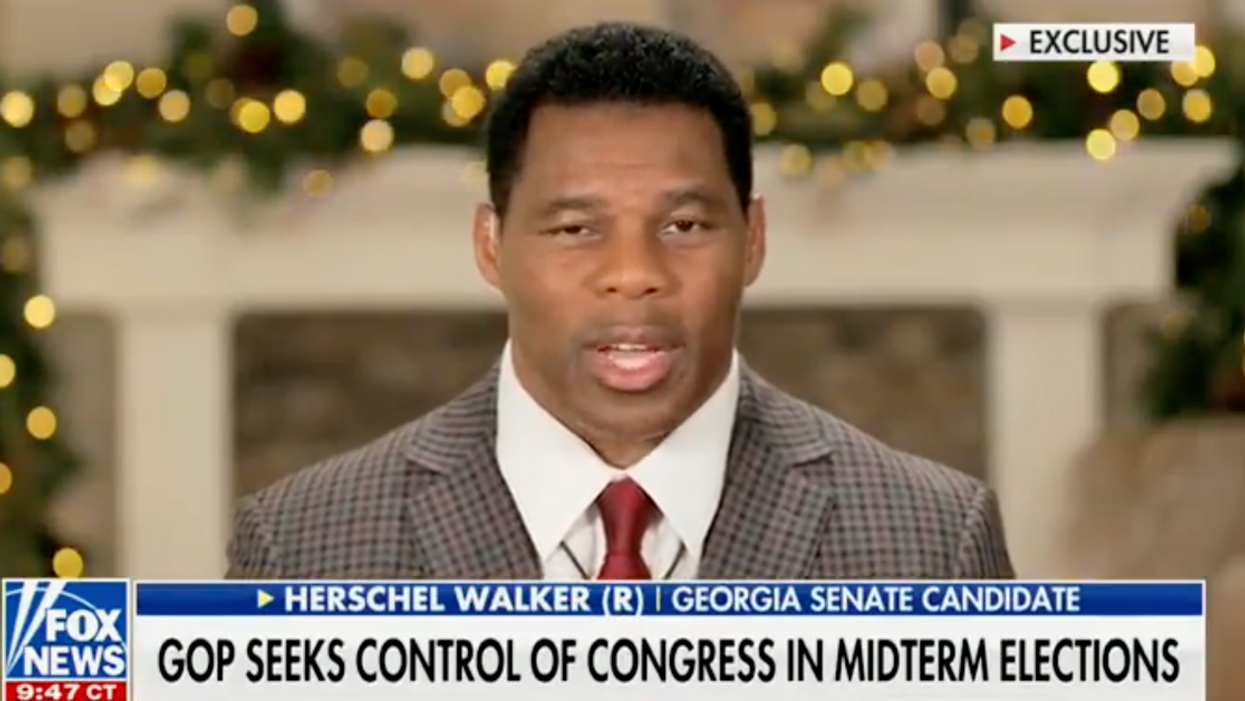 GOP Candidate Herschel Walker's Nonsensical Rant About Energy Policy Has Twitter Shaking Their Heads