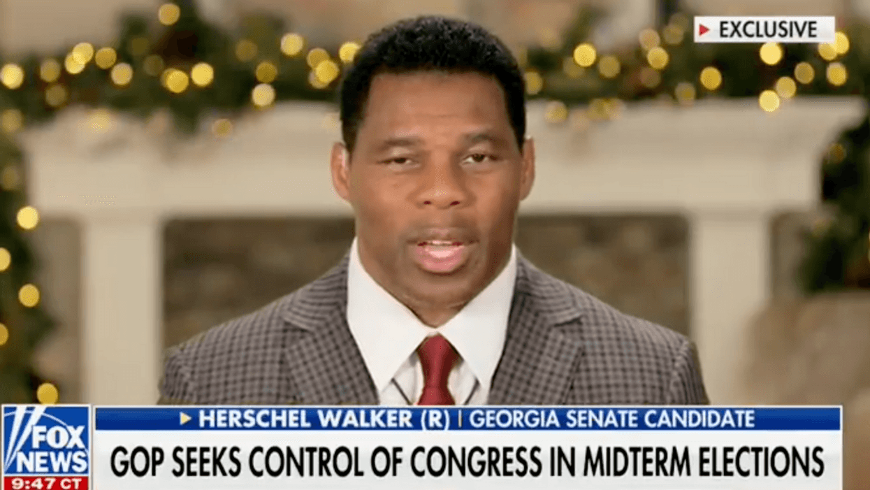 GOP Candidate Herschel Walker's Nonsensical Rant About Energy Policy Has Twitter Shaking Their Heads