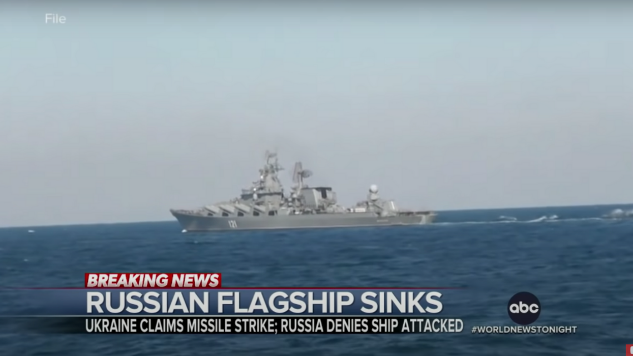 Ukraine's Twitter Account Just Threw Some Serious Shade At Russia After Their Massive Warship Sank