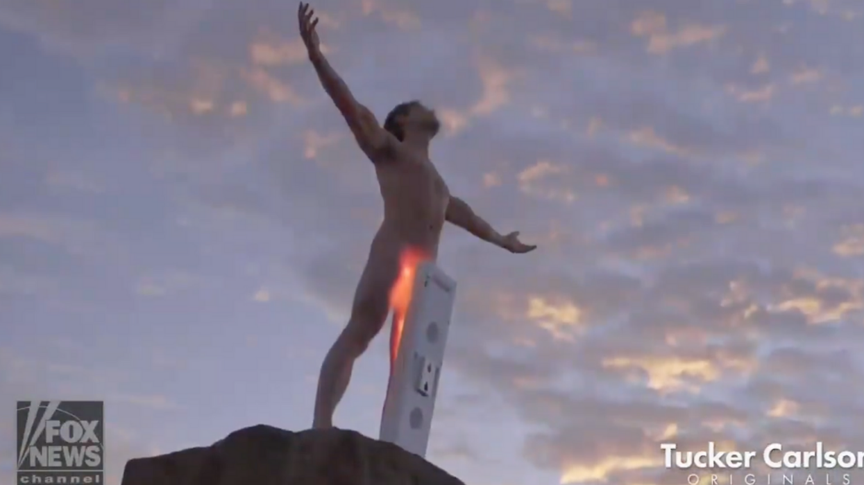 The Trailer For Tucker Carlson's New 'Documentary' Is Full Of Naked, Muscular Men—And It's Homoeroticism At Its Weirdest