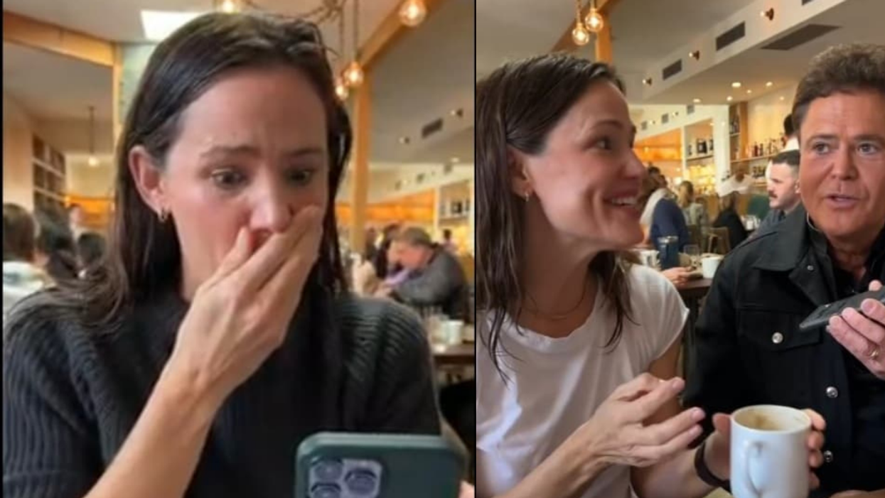 Donny Osmond Just Surprised Jennifer Garner For Her 50th Birthday—And She Lost Her Mind