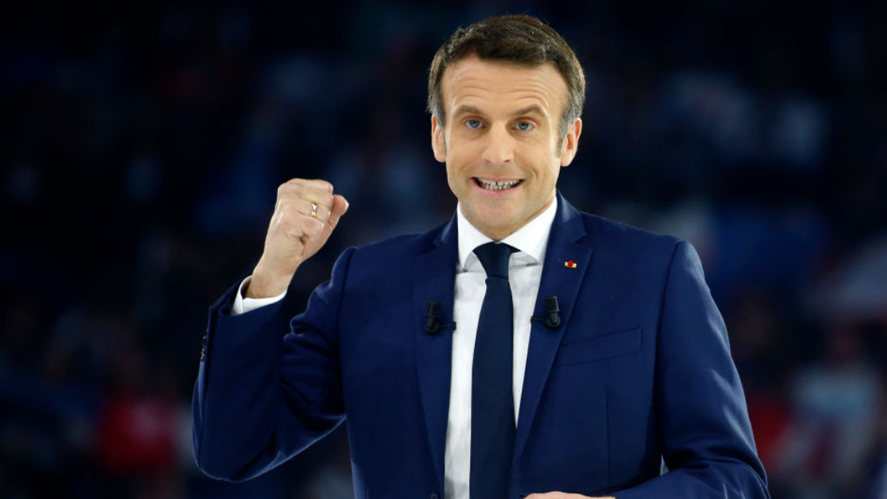 Photo Of Macron Lounging On Couch With His Shirt Open Has The Internet Feeling Suddenly Thirsty
