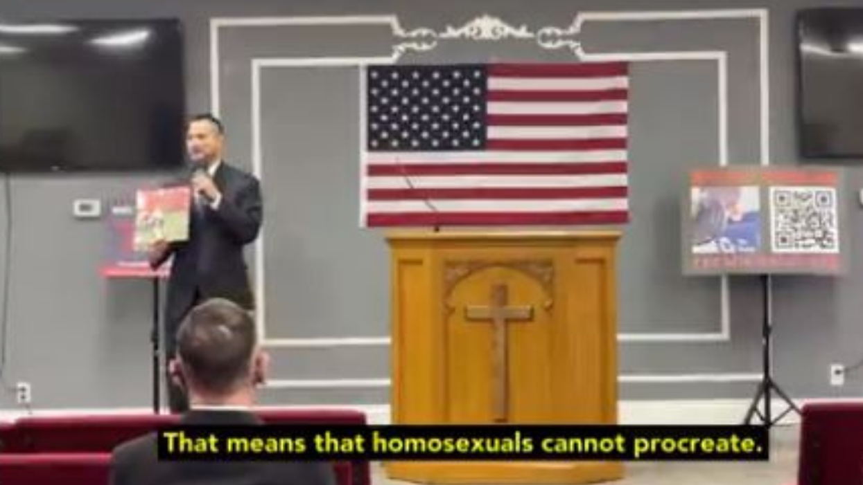 GOP Candidate Claims Gay People Go 'Against Our Constitution' Because They 'Can't Procreate' In Unhinged Speech