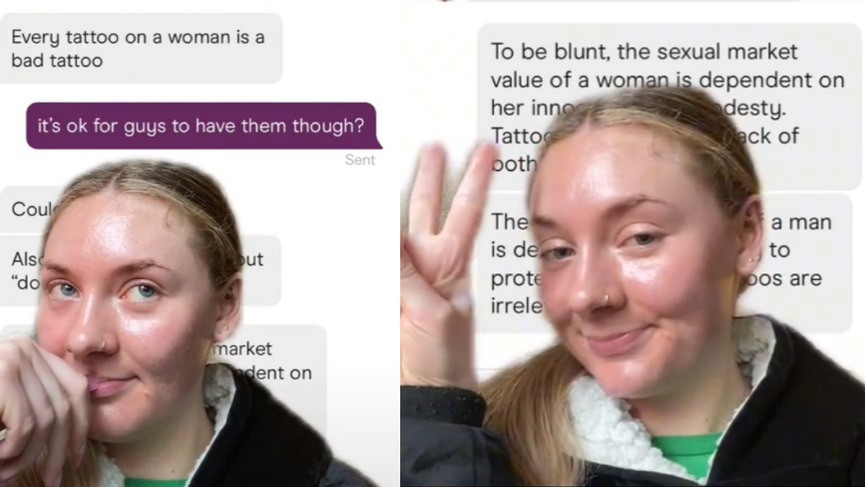 Woman Floored After Dating App Match Claims Women Who Have Tattoos Have No 'Modesty'