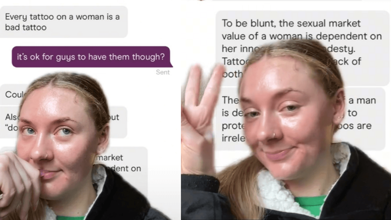 Woman Floored After Dating App Match Claims Women Who Have Tattoos Have No 'Modesty'