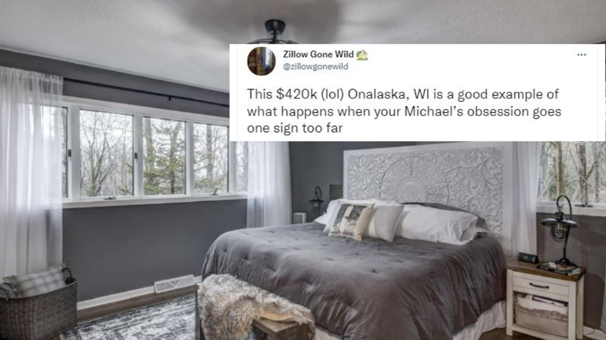 Wisconsin Home For Sale Roasted After Twitter Notices 'Welcome To Poundtown' Sign Above Bed