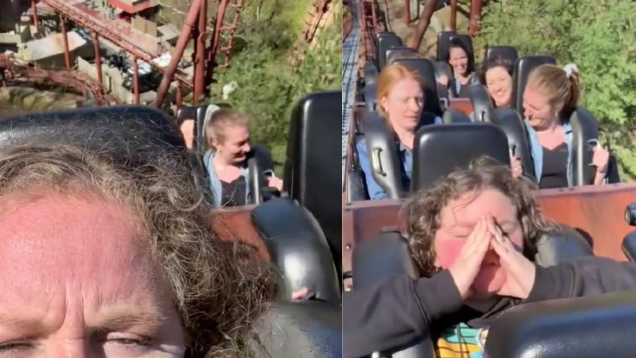 TikToker's Family Freaks Out After Getting Stuck At The Top Of A Rollercoaster 'In Midair' At Dollywood