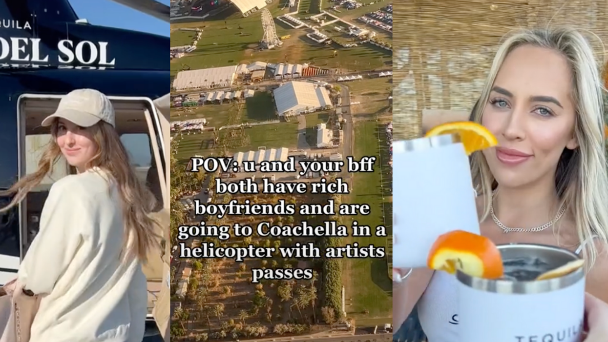 Influencer Sparks Debate After Bragging About 'Rich Boyfriend' Flying Her To Coachella On Private Helicopter