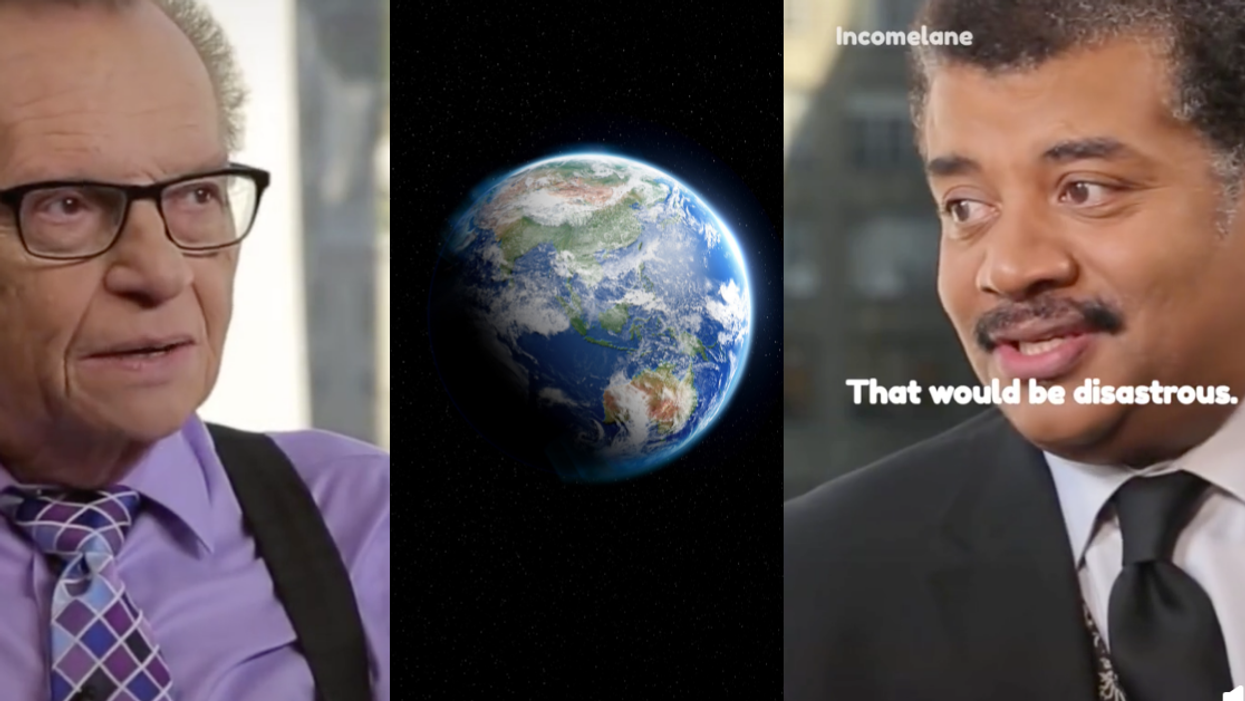Old Clip Of Neil DeGrasse Tyson Explaining What'd Happen If Earth Stopped Rotating For One Second Has People Shook