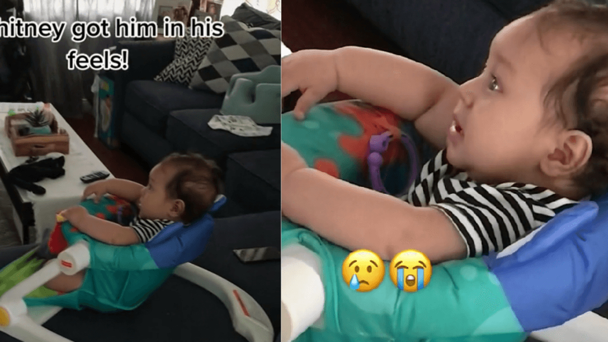 Baby Tears Up Watching Whitney Houston Sing 'I Will Always Love You'—And, Honestly, Same