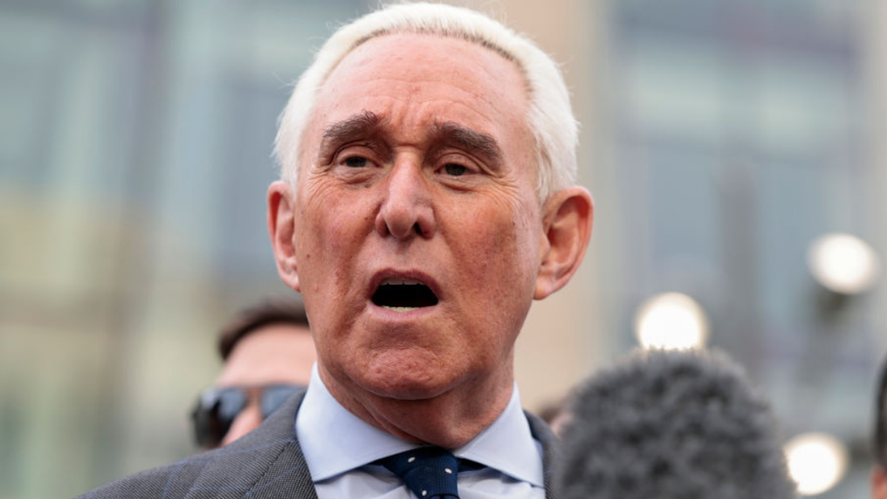 Roger Stone Claims 'Satanic Portal' Hovers Over White House—And Has Pictures To Prove It