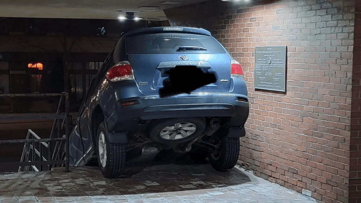 Alleged Drunk Driver Who Tried To Drive Car Down Police Dept. Stairs Claims She Was 'Following Her GPS'
