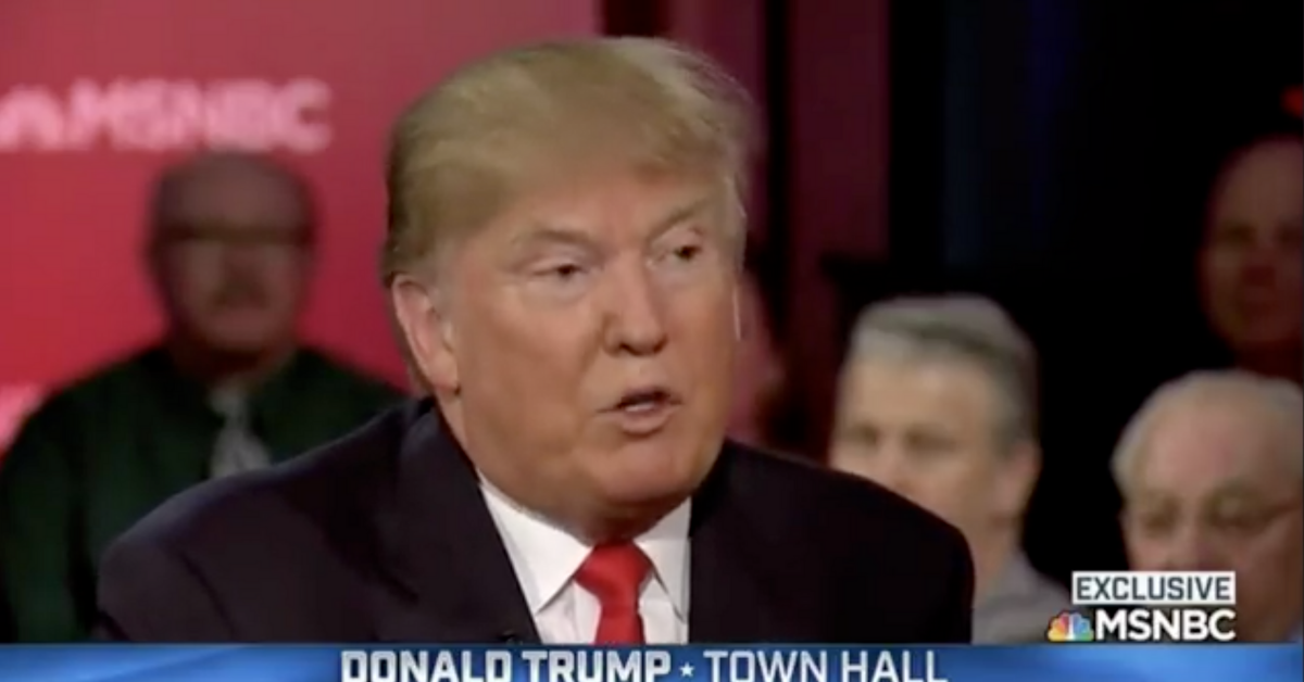 2016 Clip Of Trump Saying There Must Be 'Punishment' For Women Who Get Abortions Resurfaces