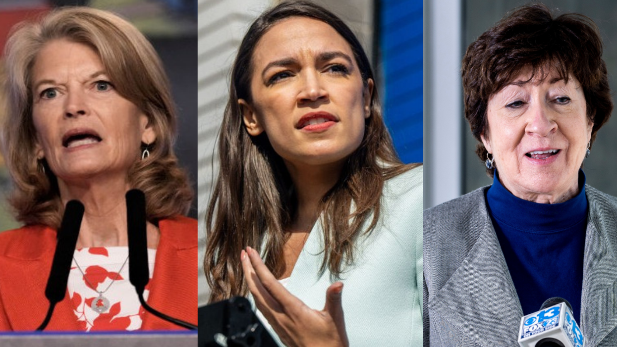 AOC Unloads On Collins And Murkowski For 'Betraying The Nation's Reproductive Rights' After Draft Decision Leaks