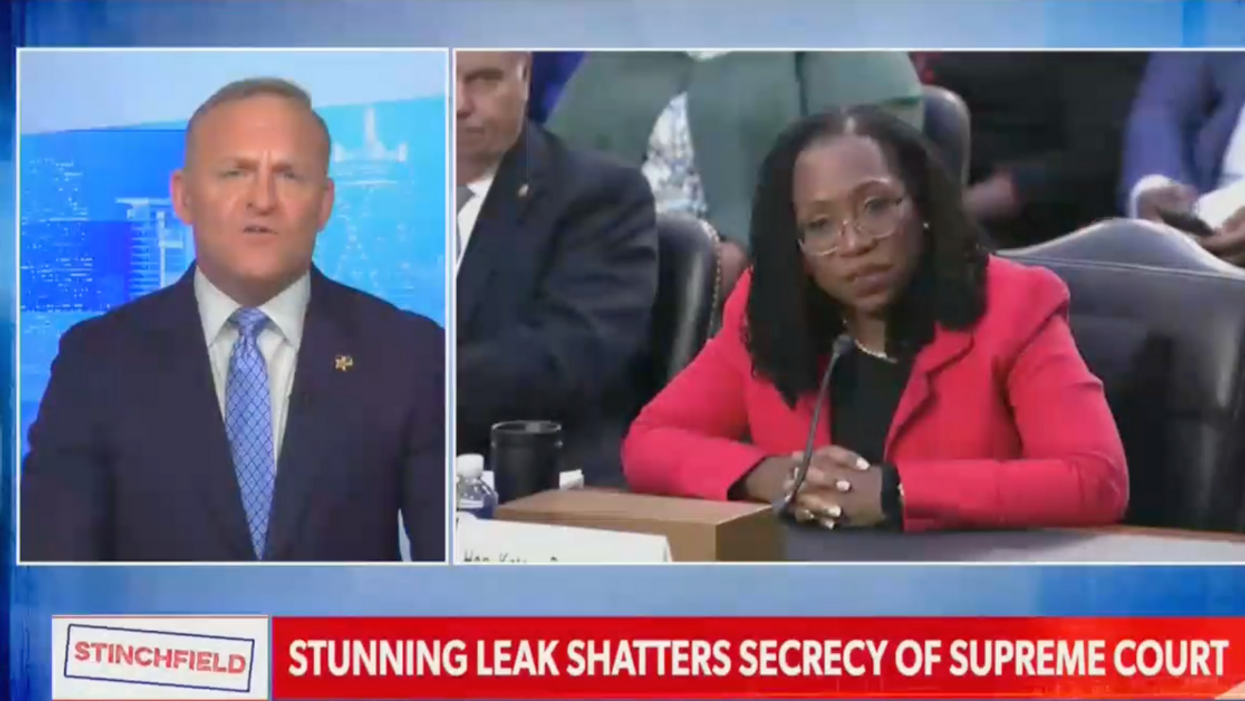 Newsmax Host Accuses Ketanji Brown Jackson Of Leaking SCOTUS Draft—Except She's Not Even On The Court Yet