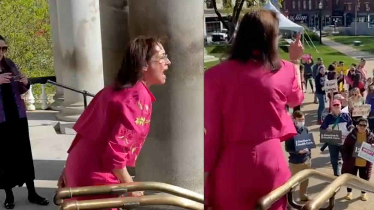 New Hampshire GOP Lawmaker Screams 'Murderers!' At Reproductive Rights Activists In Deranged Freakout