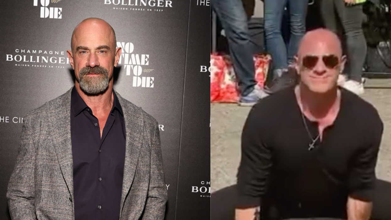 Chris Meloni Hilariously Mocks Tabloid's Claim That His 'New Hunk Status' Has Gone To His Head