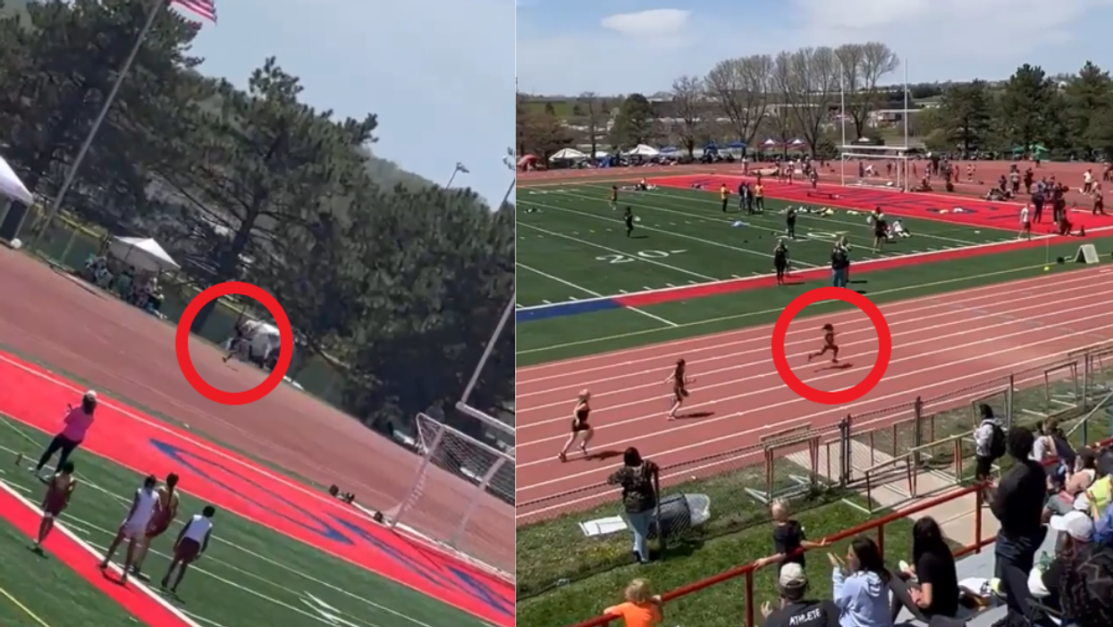 Speedy 7-Year-Old Girl Makes Incredible Comeback In 200-Meter Dash After Losing Her Shoe