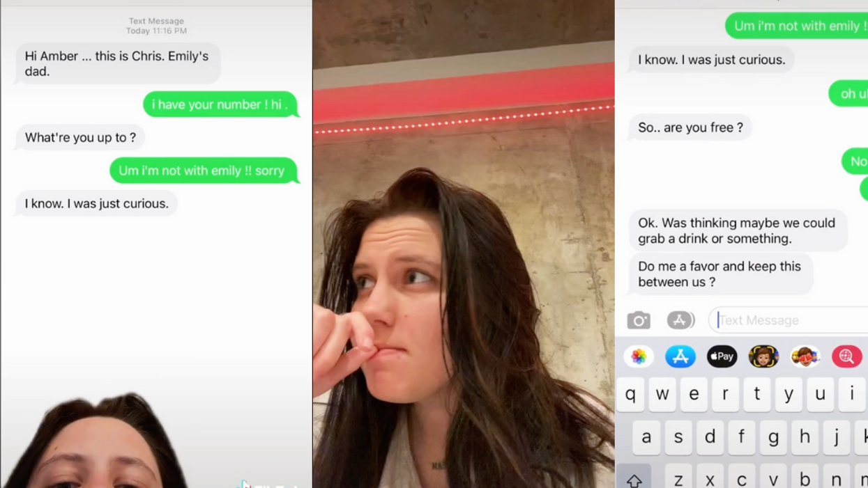 TikToker Creeped Out After Friend's Dad Texts Her To See If She Wants To Get Drinks With Him