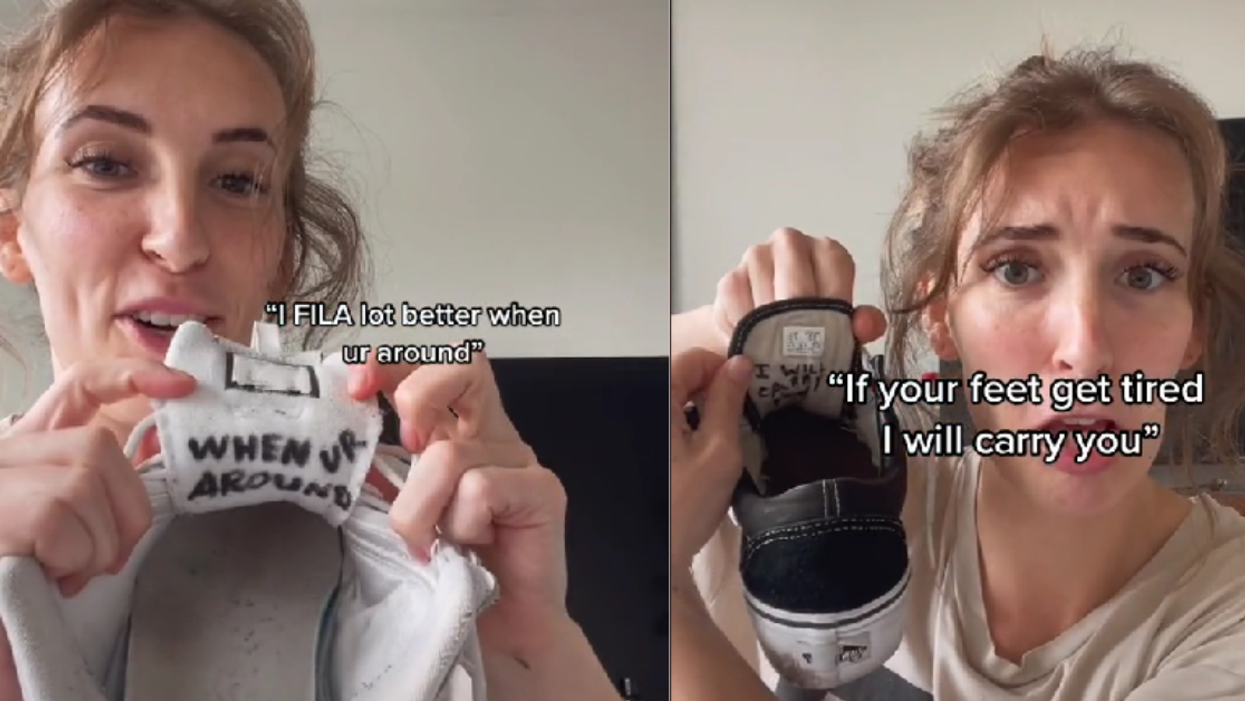 Woman Floored To Discover Her Husband Has Been Writing Secret Notes In Her Shoes For Six Years