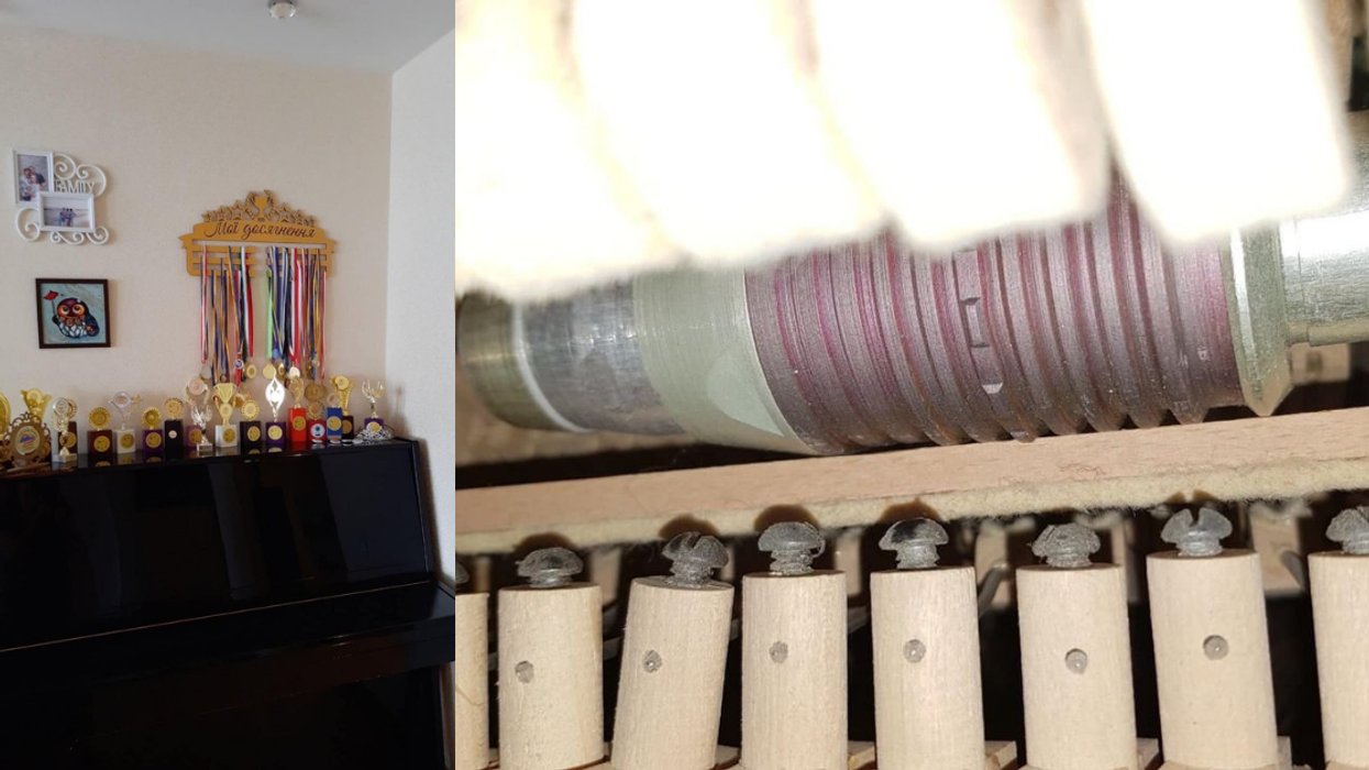 Ukrainian Mom Horrified To Find Grenade Left By Russian Soldiers Inside Her Daughter's Piano