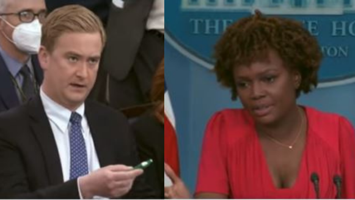 Karine Jean-Pierre Shuts Down Doocy For Trying To Tout Jeff Bezos As An Expert In Economics