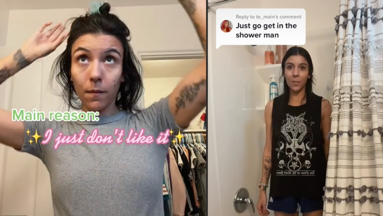 Woman Only Showers Once A Week Because She 'Doesn't Like It'—And TikTok Has Questions