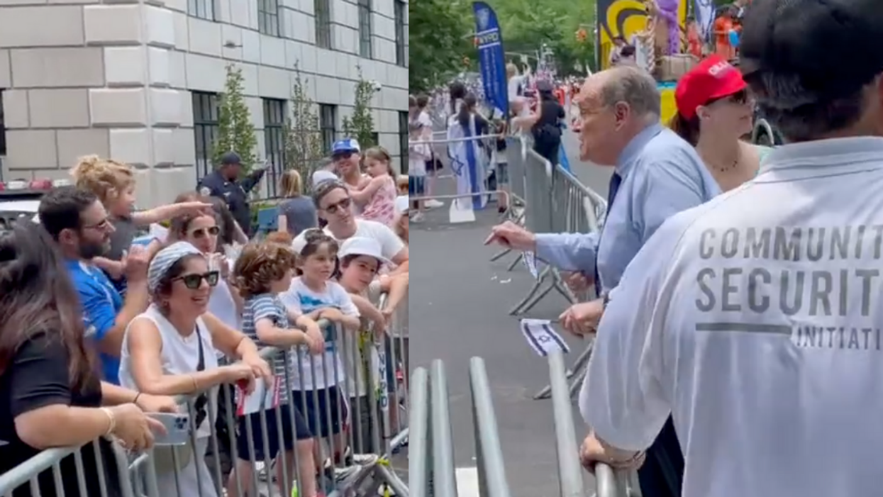 Rudy Giuliani Explodes At 'Brainwashed' Parade Heckler With Bizarre Profanity-Laden Rant