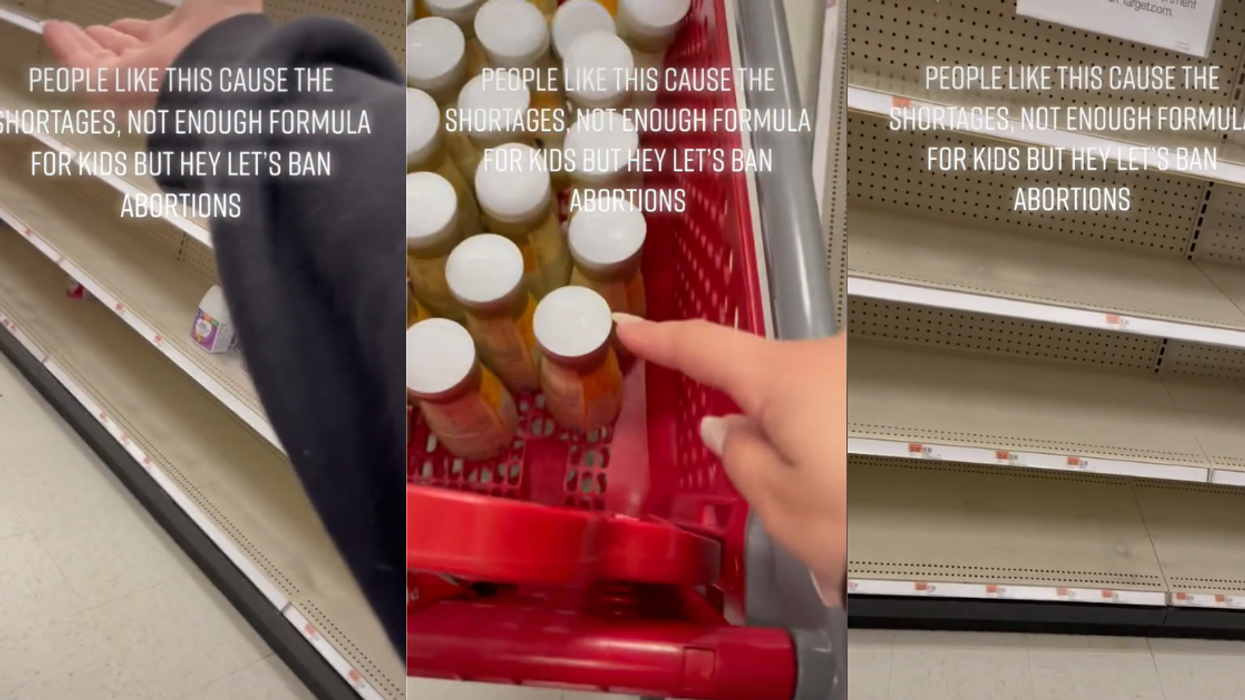 Young Mom Unloads On Target Shopper Who Completely Emptied The Shelves Of Baby Formula