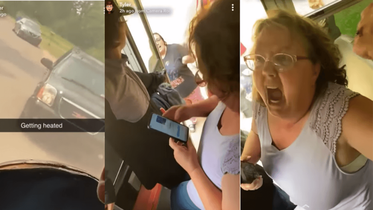 All Hell Breaks Loose After Parents Confront School Bus Driver For Leaving Kids Unattended At Gas Station