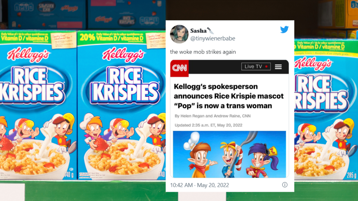 Anti-LGBTQ+ Conservatives Outraged Over Hoax That 'Pop' From Rice Krispies Is Now Trans