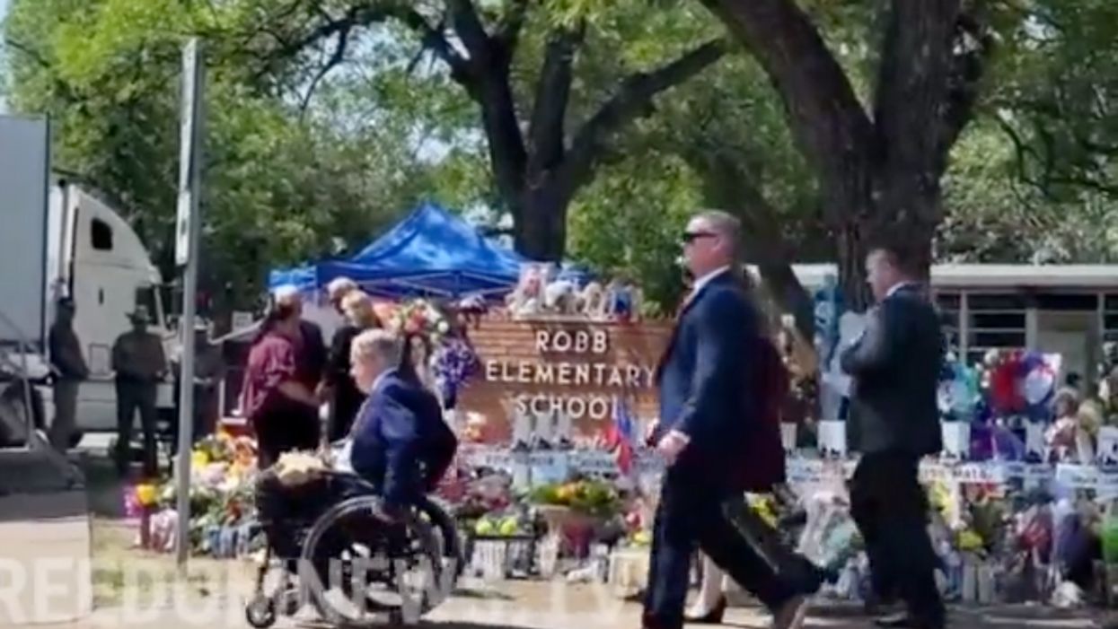 Texas Gov. Greg Abbott Loudly Booed By Crowd As He Arrives At Uvalde Shooting Memorial