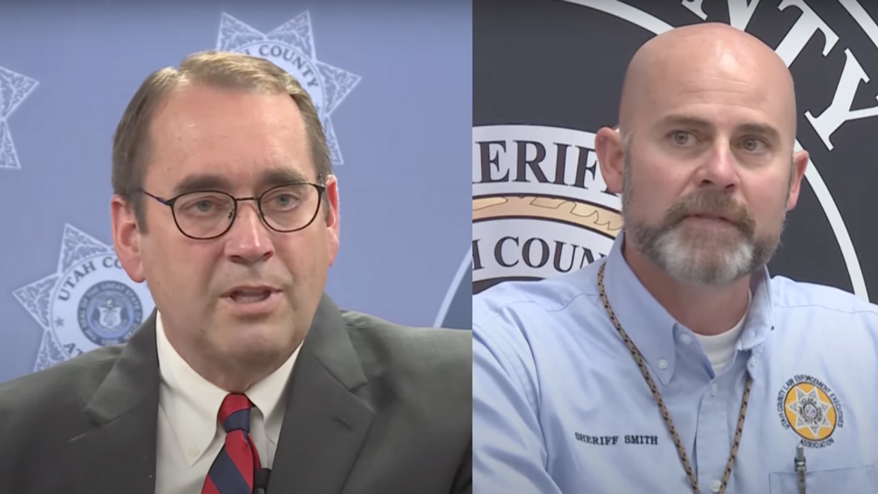 Utah County Attorney Demands QAnon Sheriff Resign For Accusing Him Of 'Cannibalizing' Children