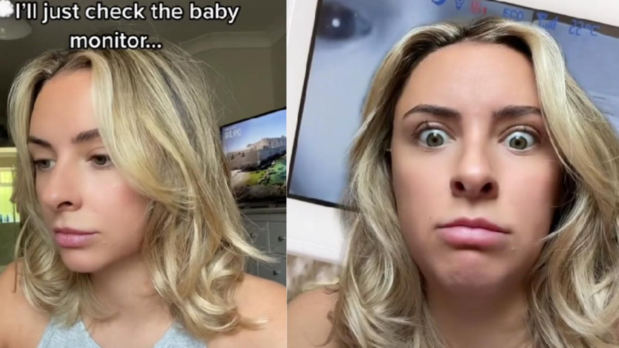 Mom Weirded Out After Checking Baby Monitor Only To See Her Kid Staring Directly Into Camera