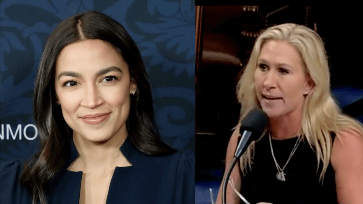 AOC Hilariously Mocks MTG's Verbal Gaffe About Jan. 6 Defendants' Rights Being 'Fragrantly' Violated
