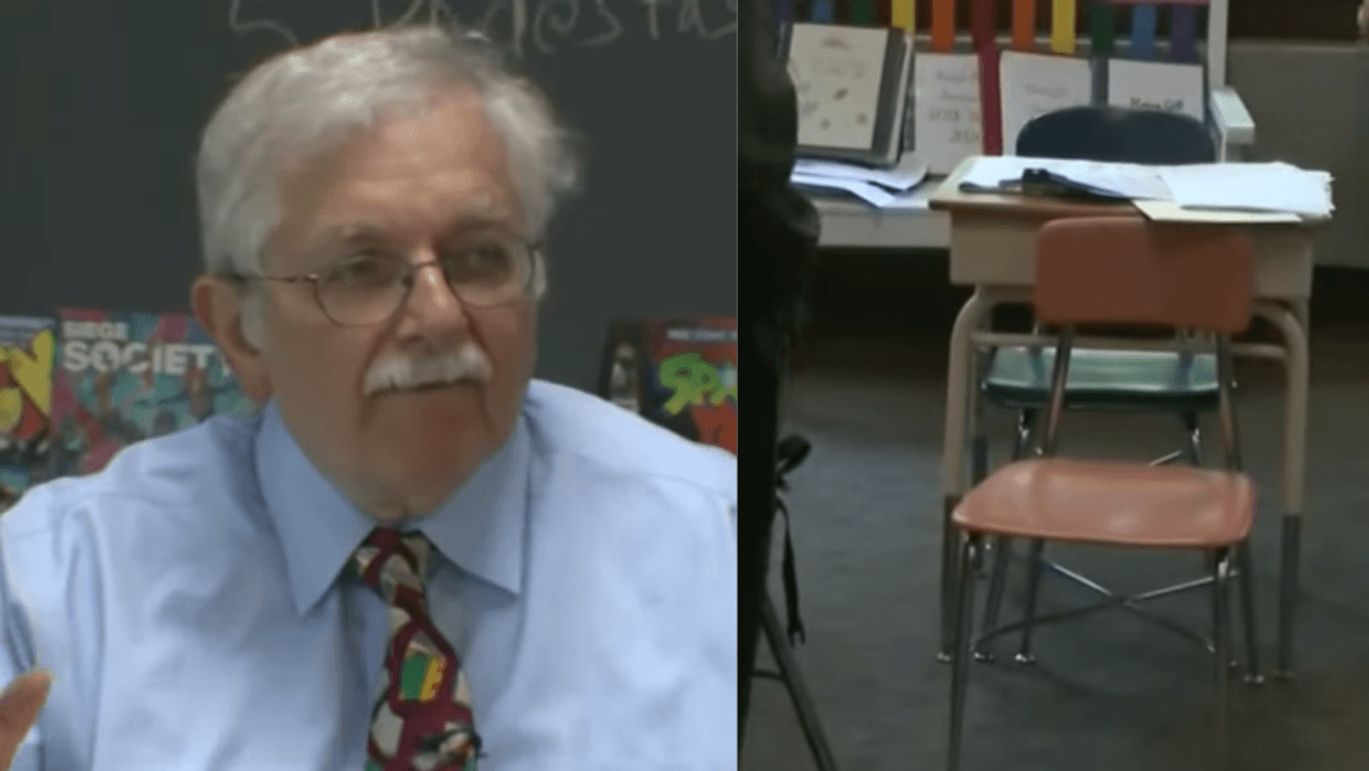 New Jersey Teacher Explains The Emotional Reason He Keeps An Empty Chair In His Classroom