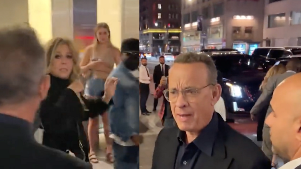 Tom Hanks Tells Overzealous Fans To 'Back The F**k Off' After They Nearly Knock Over Rita Wilson