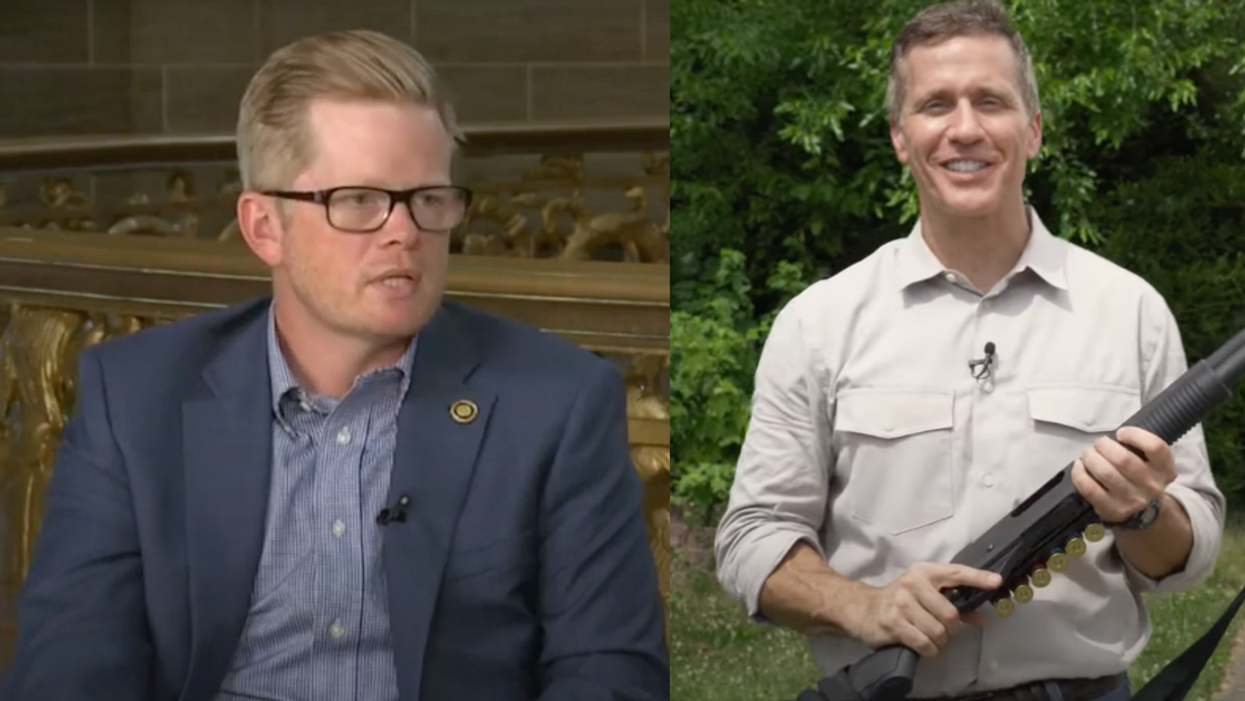 Missouri GOP Leader Says He Called Law Enforcement After Senate Candidate's 'RINO Hunting' Ad