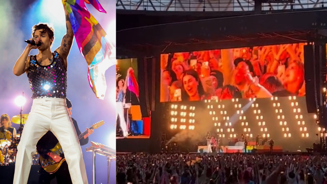 Concert Crowd Goes Wild As Harry Styles Helps Fan Come Out As Gay In Iconic Fashion In Viral Video