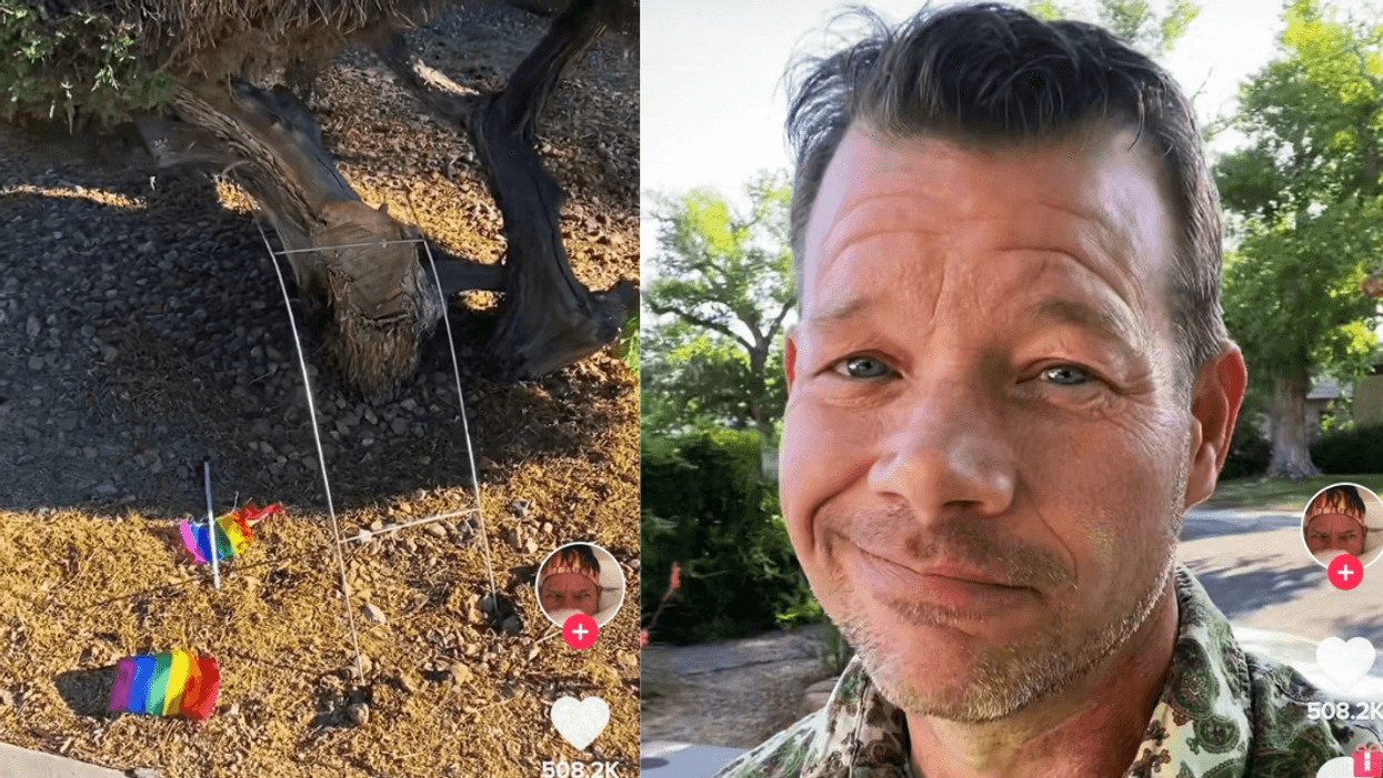 Guy Gets Epic Revenge On Homophobic Neighbor Who Ripped Up His Pride Flag—And TikTok Is Cheering