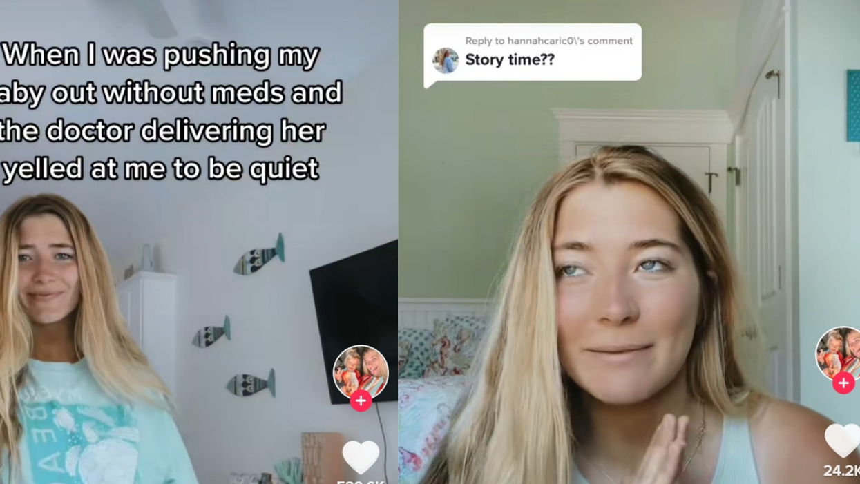 Woman Stunned After Doctor Yells At Her To 'Be Quiet' While She's Giving Birth Without Pain Meds