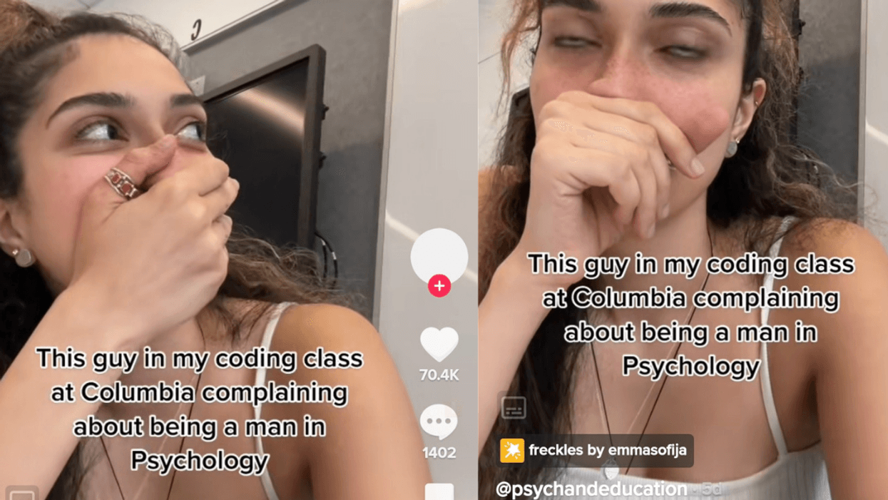 Psych Student Scoffs After Male Classmate Complains How 'Hard' It Is To Be A Guy In Their Field
