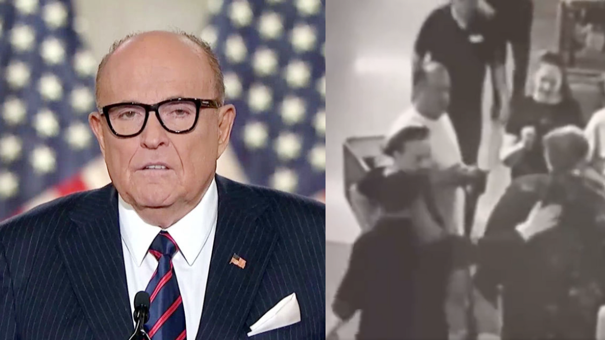 Giuliani Has Man Arrested For 'Assaulting' Him At Grocery Store—But Security Footage Says Otherwise