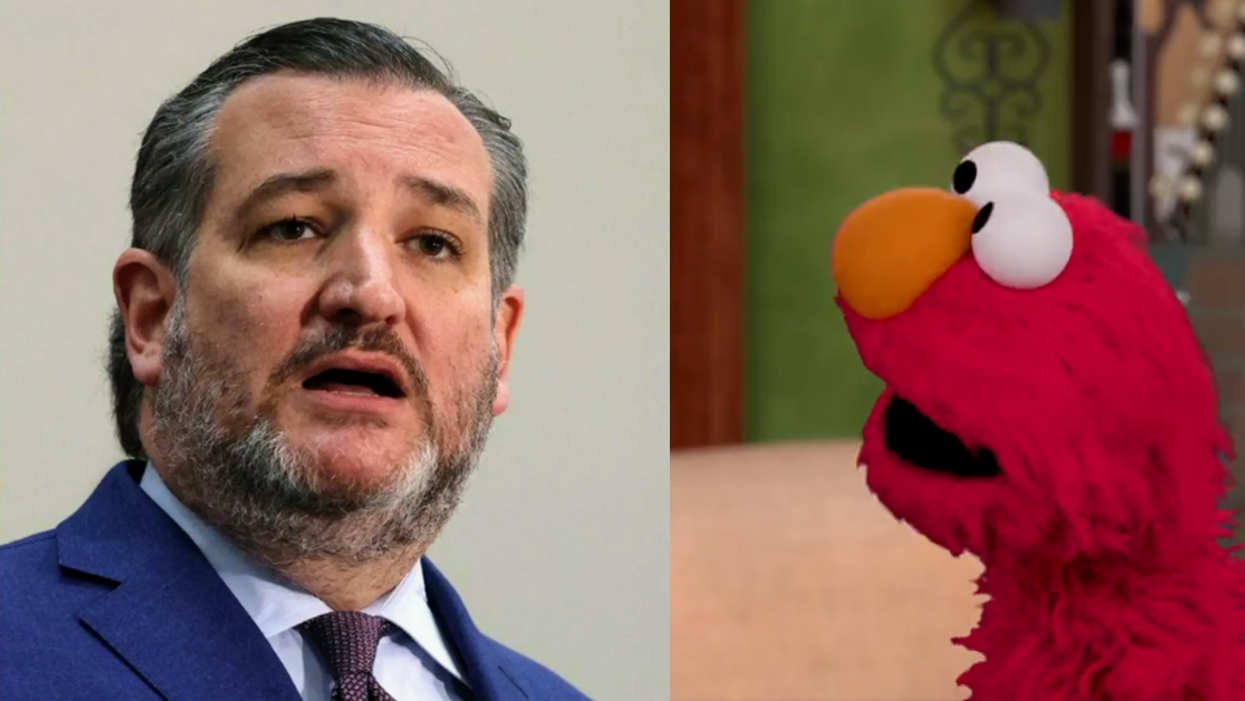 Ted Cruz Just Reignited His Bizarre Feud With 'Sesame Street' After Elmo Got Vaccinated