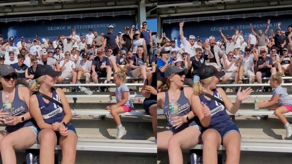 Baseball Crowd Absolutely Loses It After Little Girl Nails Bottle Flip In Heartwarming Viral Video