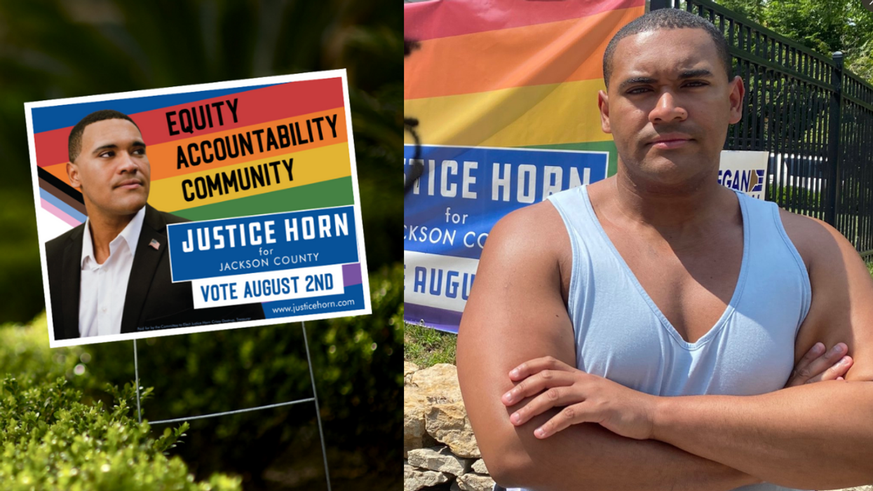 Gay Kansas City Politician Speaks Out After Campaign Poster Is Defaced With Homophobic Slur