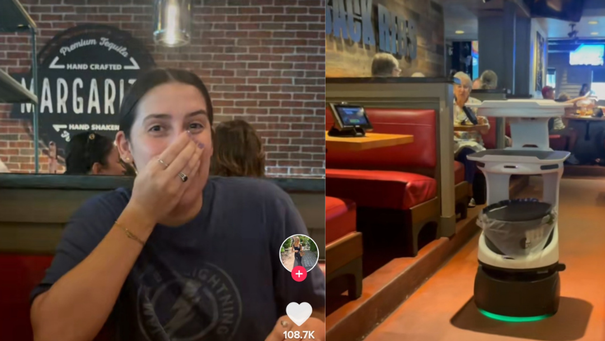 TikTokers Lose It After Chili's Robot Rolls Up To Their Table And Starts Singing 'Happy Birthday'