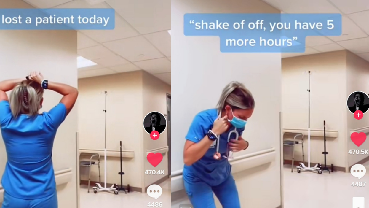 Nurse Sparks Backlash After Posting Emotional TikTok Right After She Lost A Patient