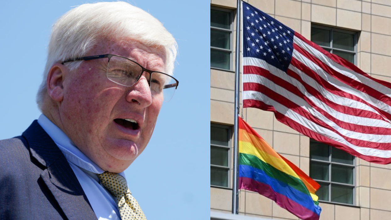 GOP Rep. Whines About Pride Flags Being Flown Over U.S. Embassies During 'Gay Month' In Viral Rant